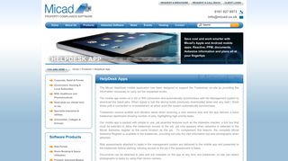 HelpDesk App - CAFM Software | Asbestos Software
