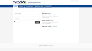 Micad Support Portal - Zoho Desk
