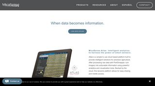 Atlas analytics — MicaSense
