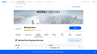 Michael Kors Employee Reviews - Indeed