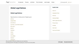 Global Legal Notices | Page Executive