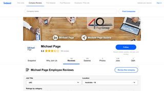 Working at Michael Page: Employee Reviews | Indeed.com
