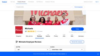 Working at Michaels: 5,602 Reviews | Indeed.com