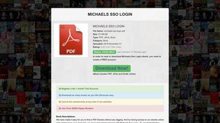Michaels Sso Login PDF - Smartphones Direct