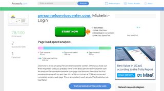 Access personnelservicecenter.com. Michelin - Login