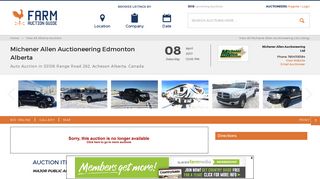 Michener Allen Auctioneering Edmonton Alberta in Acheson, Alberta ...