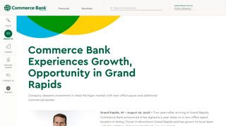 Commerce Bank Experiences Growth, Opportunity in Grand Rapids