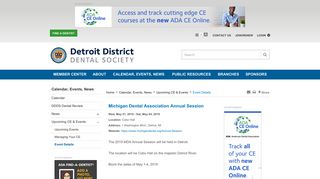 Michigan Dental Association Annual Session