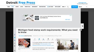 Michigan food stamp work requirements: What you need to know