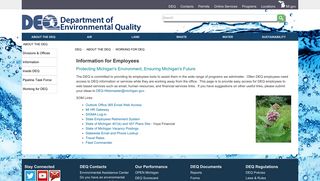 DEQ - Information for Employees - State of Michigan