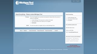 Forgot Everything? - Michigan First Online Banking 31