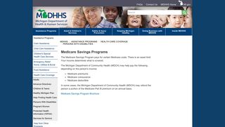 MDHHS - Medicare Savings Programs - State of Michigan