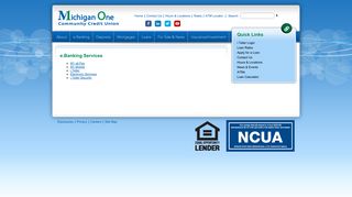 Michigan One Community Credit Union - Online Services - Michigan ...