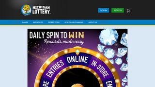Daily Spin to Win - Michigan Lottery