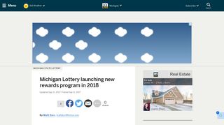 Michigan Lottery launching new rewards program in 2018 | MLive.com