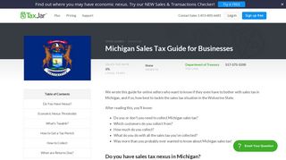 Michigan Sales Tax Guide for Businesses - TaxJar