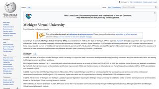 Michigan Virtual University - Wikipedia