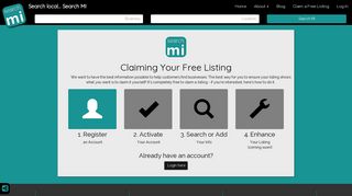 Search MI - Claim a Listing