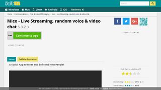 Mico - Live Streaming, random voice & Free Download