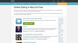 Mico Dating - Mico singles - Mico chat at POF.com™