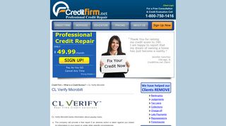 CL Verify Microbilt - Credit Firm