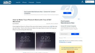 How to Make Your iPhone 6 Work with Your AT&T MicroCell – The ...