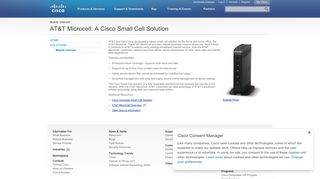 Mobile Internet - AT&T Microcell: A Cisco Small Cell Solution - Cisco