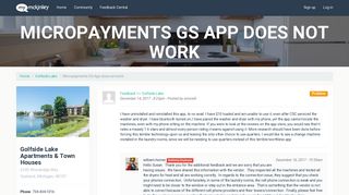 Micropayments GS App does not work | My.McKinley.com - Your ...