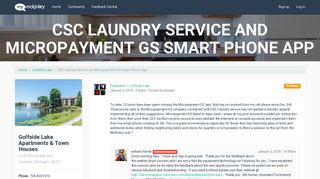 CSC Laundry Service and Micropayment GS Smart Phone App | My ...