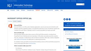 Microsoft Office/Office 365 | Information Technology
