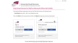 University Email Service for Staff on Microsoft Office 365 (O365)