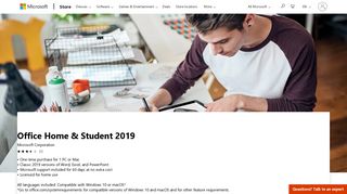Buy Office Home & Student 2019 - Microsoft Store