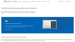 Microsoft Online IT Training | Microsoft Learning