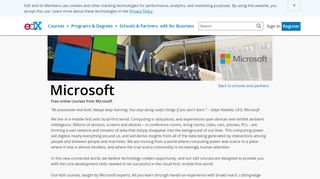 Microsoft - Free Courses from Microsoft | edX