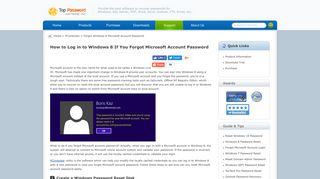 How to Log in to Windows 8 If You Forgot Microsoft Account Password