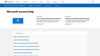 Microsoft account help - Microsoft Support