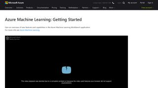 Azure Machine Learning: Getting Started - Microsoft Azure