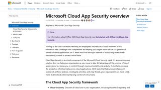 What is Cloud App Security? | Microsoft Docs