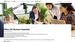 Buy Office 365 Business Essentials - Microsoft Store