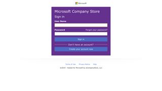 Microsoft Company Store Sign In