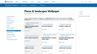 Places & landscapes Wallpaper - Microsoft Support