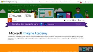 Microsoft Imagine Academy - Microsoft in Education