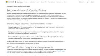 MCT Training | Microsoft Certified Trainer Certification