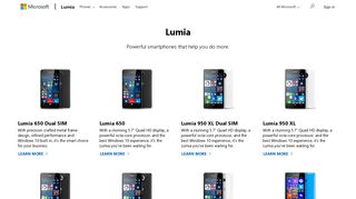 Lumia Smartphones - Microsoft - Global
