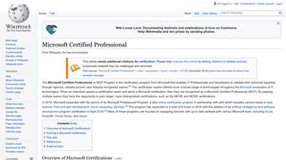 Microsoft Certified Professional - Wikipedia
