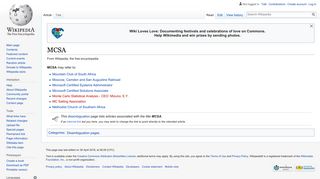 MCSA - Wikipedia