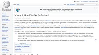Microsoft Most Valuable Professional - Wikipedia
