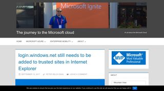 login.windows.net still needs to be added to trusted sites in Internet ...