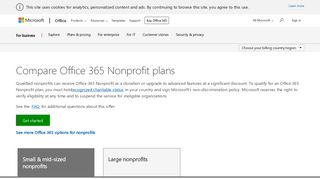 Compare Office 365 Nonprofit Plans - Microsoft Office