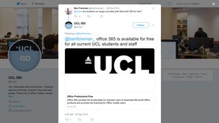 UCL ISD on Twitter: 